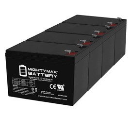Mighty Max Battery 12V 9AH Battery for Razor EcoSmart Metro Electric Scooter - 4 Pack