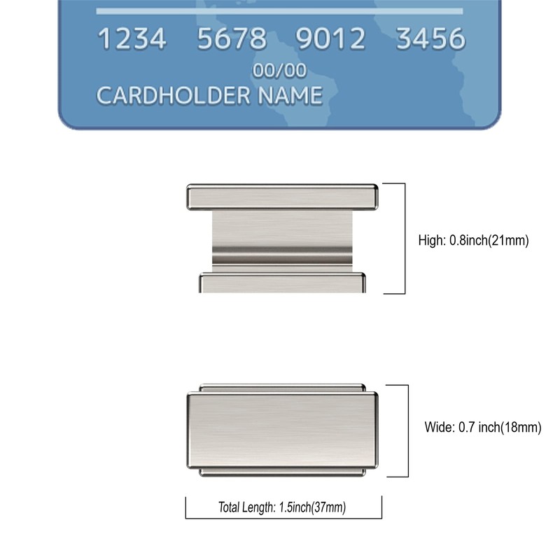 9BUILD 10 Pack 1.5Inch(37mm) Brushed Satin Nickel Kitchen Cabinet knobs