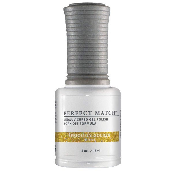 LeChat Perfect Match Gel Polish, Seriously Golden, 0.5 Fl Oz