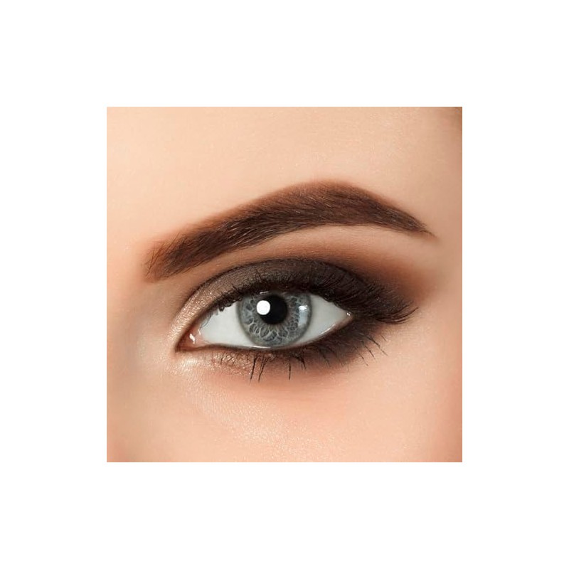 Renova Lapiz Delineador Duo Parpados y Cejas, color Negro, 2.2