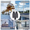 Arector Outdoor IP68 Waterproof Junction Box, Splice Box 3 Way