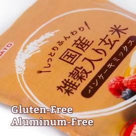 Generic [Namisato] Japanese Brown Rice Pancake Mix with Millet Grains, Gluten Free, Aluminum Free (200g)