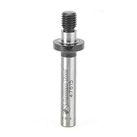 Amana Tool - 47615 Threaded Arbor for Screw Type Mortising Cutters 1/4-28 NF Dia x 15/32 H