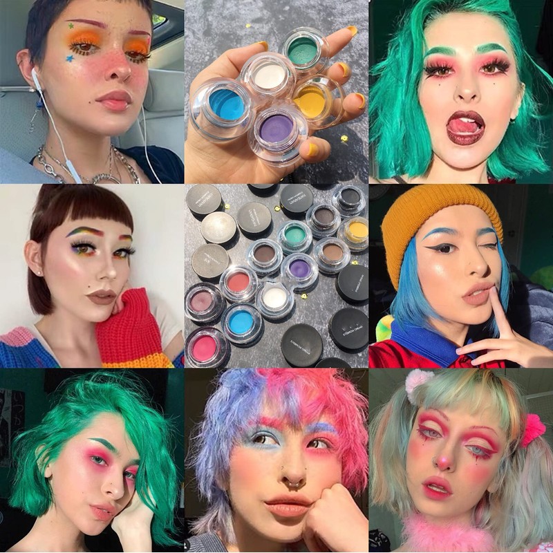 MAEPEOR 12 Colors Eyebrow Pomade Full-pigmented Long Lasting Waterproof Eyebrow