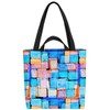 VOID Colourful Squares Shopping Bag 33 x 33 x 14