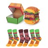 Ultrafun Funny Burger Socks Box for Men Women Teens Boys-Novelty