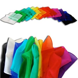 Magic Makers Colored Silks, Professional Grade