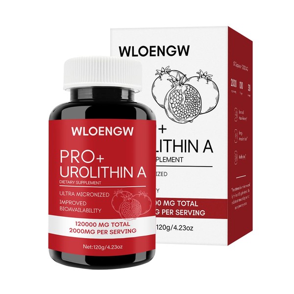 Wloengw Wloengw Newly Urolithin A Supplement 60 Count, 2000MG -
