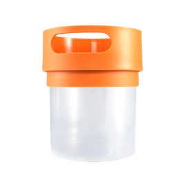 Munchie Mug Spill Proof Snack Cup Orange, 16 Ounce jar, Made in The USA