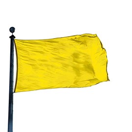 FM Yellow Color Flag (2 ft x 3 ft) Nylon