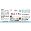 Zinc Tablets, 25 mg Made of Zinc Citrate, 180 Tablets,