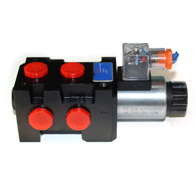 Hydraulic Solenoid Selector/Diverter Valve, 13 GPM Flow Rating, 50LPM Max