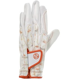 Kasco Golf Gloves, Glossy Gloves, Golf Gloves, Women's SF-1918L, Kinkyo (White) One Size Fits All