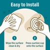 Holiday Joy Suction Cup Hooks for Shower 4Pack – Max