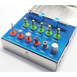 Generic Implant Bone Expander Kit Sinus Lift condensing Drills Kits Hole Saw Disk Pilot Bit Extender Adaptor with Storage Box OS1018