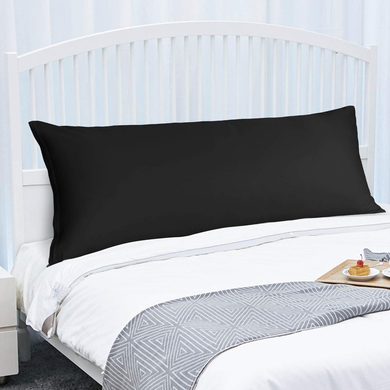 PiccoCasa Body Pillow Cover Pillowcase, 300 Thread Count, 100% Long