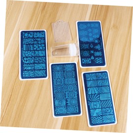 IWOWHERO Nail Art Stamping Plates Kit for Unique Nail Designs for Professional and Beginner Use for and Special Occasions