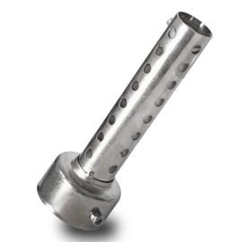 Andux Zone Motorcycle Rear Silencer 47 mm Removable Universal Rear Silencer XSQ-03 (Silver)