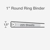 Cardinal 3 Ring Binders, Binders for School and Office, Durable