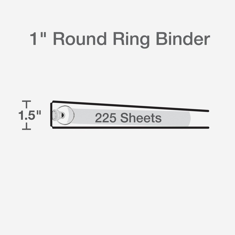 Cardinal 3 Ring Binders, Binders for School and Office, Durable