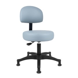 TAKE UR SEAT® Economical Multi-Purpose Medical Spa Drafting Stool with Adjustable seat and Back Height. Advanced Fabric seat Cover is Easy to Clean. Glide (Table Height Grey)