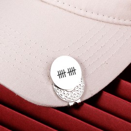 10 Year Anniversary Tin Gifts for Him Golf Ball Marker Hat Clip Magnet Golf Accessories for Men Husband Gift from Wife Tin Gifts for 10th Anniversary Wedding Boo Basket Christmas Valentines Day