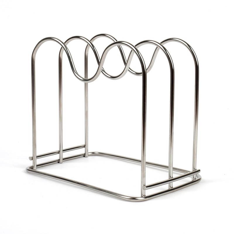LENITH Stainless Steel Wire Cutting Board Holder, Cutting Board Rack