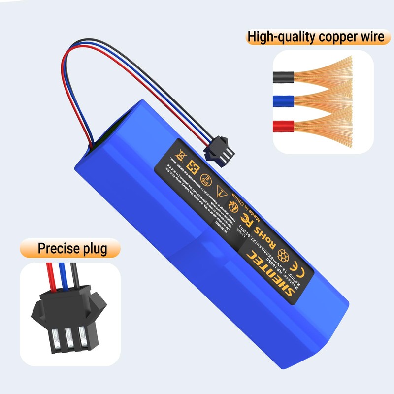 6800mAh Battery Suitable for Proscenic M7 Pro M8 Pro M7