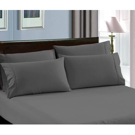 Home Beyond & HB design - 2-Pack Premium Pillowcase Set (Queen Size, 20x30-Inch, Dark Grey) - Super Soft Microfiber Bed Pillow Covers with Envelop Closure - Wrinkle and Fade Resistant Pillow Cases