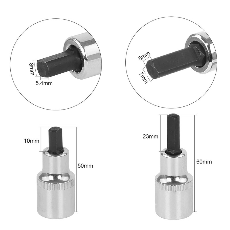 WOOLUCK® Pack of 3 Spreader Wheel Bearing Housing, Shock Absorber