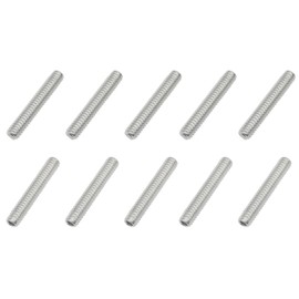 LBTODH 10 PCS Hex Socket Set Screws 1/4-20 x 1-1/2" Hexagon Full Thread Cup Point Screws 304 Stainless Steel Set Grub Screws for Small Object Repair