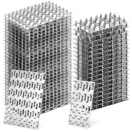 Yaocom 30 Pcs Truss Mending Plates, 2 x 4 and 4 x 6 Pronged Truss Plate Flat Truss Connector Plates with 20 Ga Thick 8 mm Nail Teeth Repair Tie Plate for Roofing Wood Brackets Timber Connectors