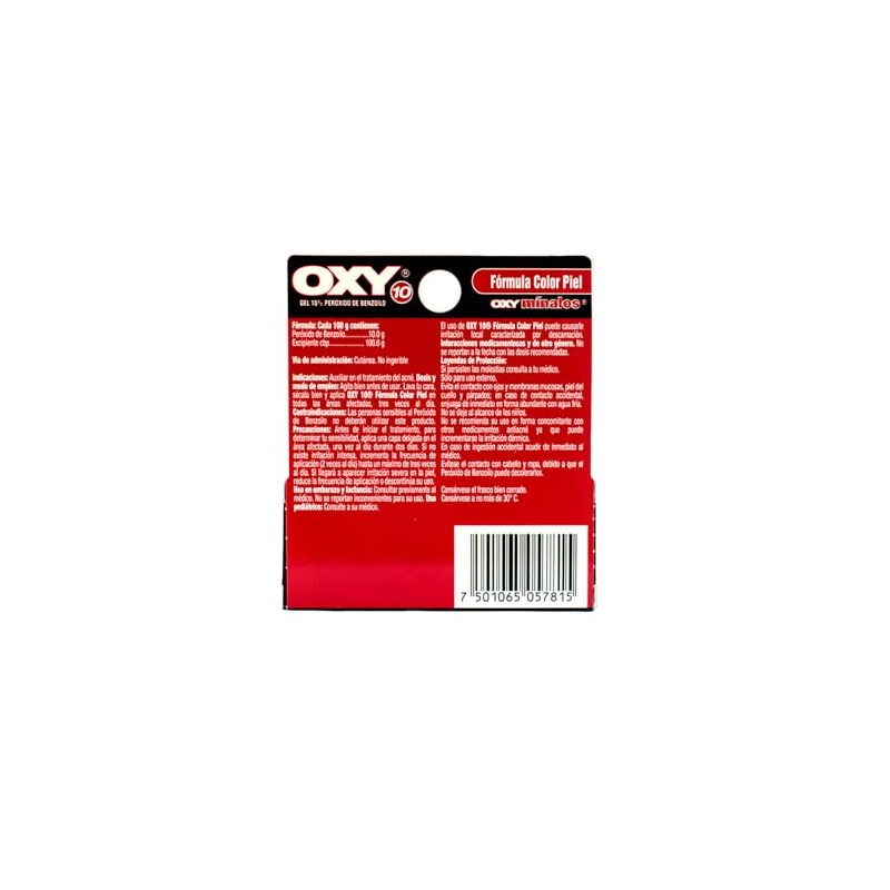 Oxy Gel Fórmula Color Piel