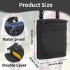 Waterproof Bicycle Bag Handlebar Black, Foldable Handlebar Bag for E-Bikes,