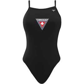 The Finals Women's Xtra Life Lycra Fiber Guard Skimback One Piece Swimsuit, Black, 36