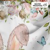 APROPHIC Shower Curtain Spring Easter Bunny Rabbit Shower Curtains 180