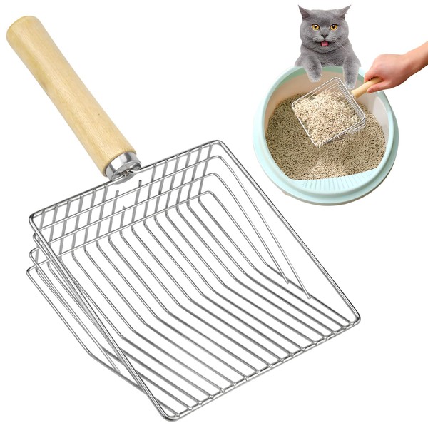 BINYI Cat Litter Scoop Metal Cat Litter Scoop for Cat