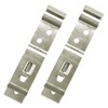 2Pcs Trailer Number Plate Clips, GLADFRESIT Stainless Steel License Plate