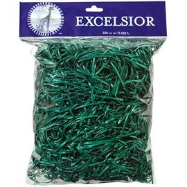 SuperMoss (15755) Aspen Wood Excelsior - Natural Wood Moss Filler for Gift Baskets, Chicken Nesting Boxes, Pet Hamster Bedding, Indoor Plants & Crafts, 108 Cu. in, Christmas Green