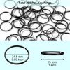 100PCS Split Key Rings Bulk for Keychain and Crafts Keychain