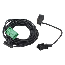 Voice Control Microphone Wiring Harness Bluetooth Microphone Cable Set for Passat B8 B7 Golf 7 6 Golf 5 4 T6 T5 Ti-guan Tour-an Polo Leon Ateca Ibiza Octa-via Ko-diaq Ka-roq Fabia Superb RNS510 RNS315