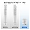 C11 Series CF Filter w/ 12 Cotton Pads Included, 6-8