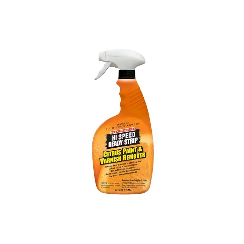 Sunnyside 68532 Hi-Speed Ready-Strip Citrus Paint & Varnish Remover, Quart