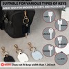 ANHBKAR Leather Keys Sleeve for Broken Car Key Loop Replacement