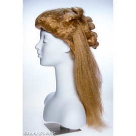 Rubies Wig Child Fairy Tale Belle Beauty  Lt. Reddish Br Synthetic Hair Costume Wig