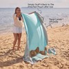 WEKAPO Beach Blanket Sandproof, Extra Large Oversized 10'X 9' for
