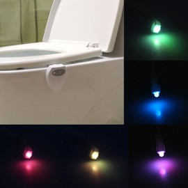 Mini Toilet Lamp with Motion Sensor Glow Inside Bowl USB Charging Body Induction Night Light Bathroom Accessory