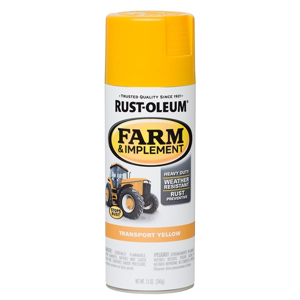 Rust-Oleum 280145 Farm & Implement Spray Paint, 12 oz, Gloss