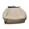 UINIEBOOM Driver Bottom Perforated Leather Seat Cover, Replacement Tan Driver