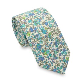 GHTIYLP Skinny Ties for Men Self Tie Mens Tie, Cotton Floral Neckties for Men Accessory Wedding Party Business Casual (19)